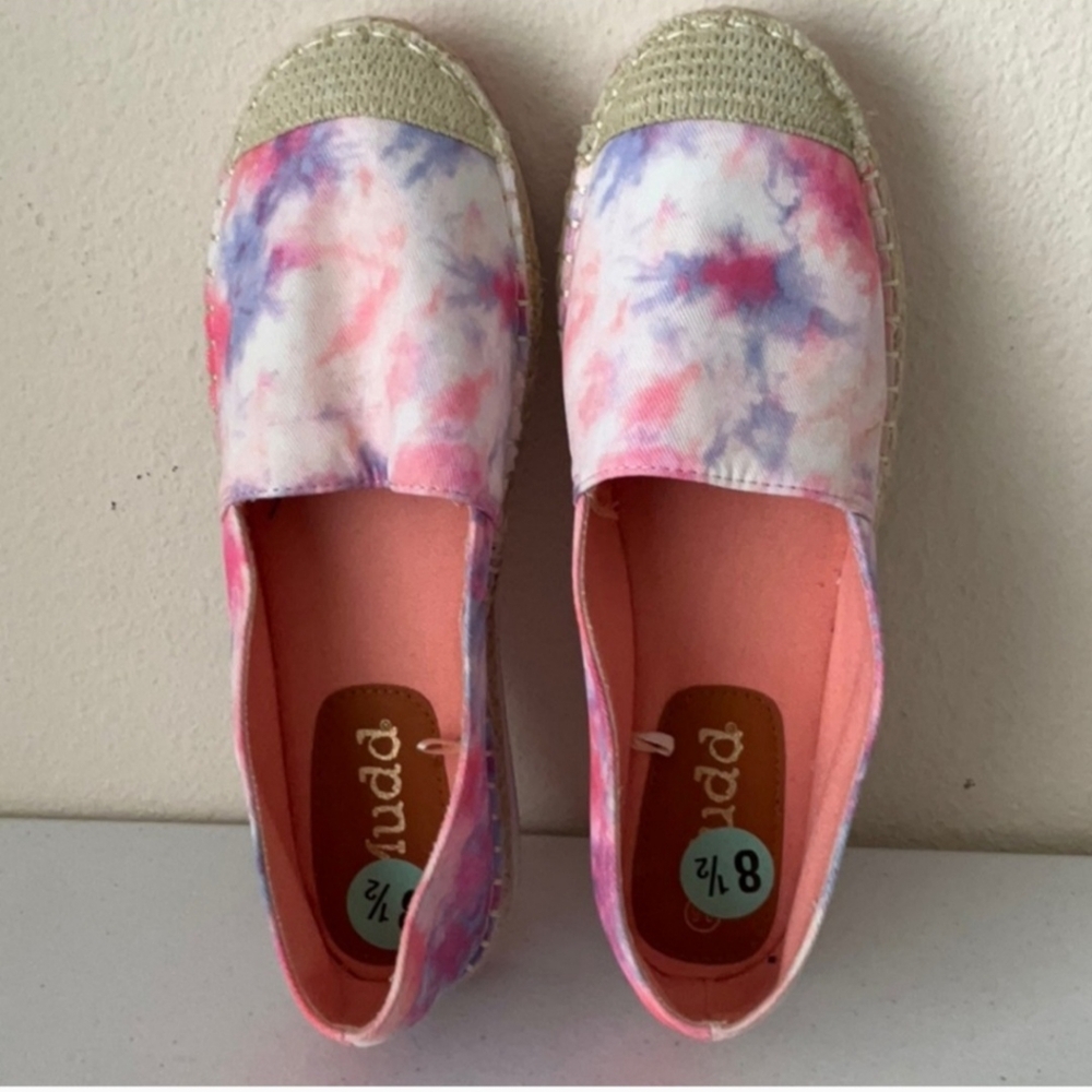 New Tie-Dye Espadrille Flats.  8.5